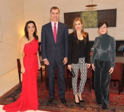 Los Príncipes acompañados por la pianista Alba Ventura y la soprano Auxiliadora Toledano, premiadas ambas con el Premio FPdGi Artes y Letras 2013